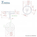 Caixa Plástica Com Alça PB-220/110-8 - Patola