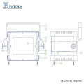 Caixa Plástica Com Alça  PB-220/140 - Patola