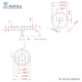 Caixa Plástica Com Alça  PB-220/140 - Patola