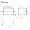 Caixa Plástica Com Alça  PB-220/140 - Patola