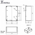 Caixa Plástica PBL-202 - Patola