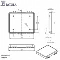 Caixa Plástica   PBO-403/2  - Patola