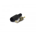 Plug P4 DC 0,7/2,5mm Pino 9mm - JL13002