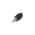 Plug Adaptador RCA Fêmea Niquelado para P2 Mono Macho - JL26047