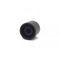 Knob Rotativo Estriado sem Parafuso - Preto - KP-02E - Scott