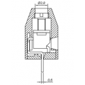 Borne de uso geral com 10 vias CBM10 passo de 5.08mm