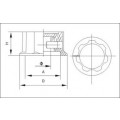 Knob com parafuso - MF-A05