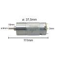 Motor com Redução 12V 83 RPM - Cód. Motor 08