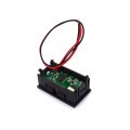 Mini Voltímetro MR-306 4V-30V DC - Azul, Verde e Vermelho