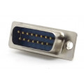 Conector DB15 Macho Solda Fio DS1033-15MBNSISS - Connfly