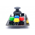 Módulo de Joystick para Games Shield Compatível com Arduino com botões coloridos - GC-05