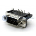 Conector DB15 VGA Macho  PCI 90° 