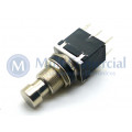 Chave DPDT Foot Switch Momentânea On-(On) para solda em placa PCI PBS-24-212P