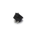 Chave Gangorra / Tecla Preta 6A/120Vac e 3A/250Vac com 2 Terminais Liga/Desliga - R300-1-1
