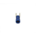 Terminal Forquilha Isolado 16-14 AWG M4-5/32'' 1.1 á 2.5mm² Azul - RF2756 - Eletro Service