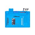 Manta Antiestática Magnética de Silicone Azul 45x30cm - SO-160