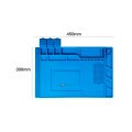 Manta Antiestática Magnética de Silicone Azul 45x30cm - SO-160