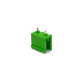 Conector Verde Multipolar STLZ960 Macho 180º (Vertical) Com as Laterais Abertas - Passo 7,62mm - 2 a 10 Vias - Phoenix Mecano