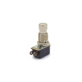 Chave Foot Switch com 2 Terminais 6A/125V e 3A/250V com Trava Liga/Desliga - SW110-P Carling