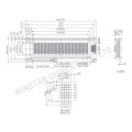 Display LCD 16x02 Big Number Verde com Luz de Fundo (Back Light) WH-1602L1-YYH-JT - Winstar