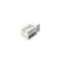 Keystone Fêmea RJ45 CAT6 8P8C Branco - WT-2002