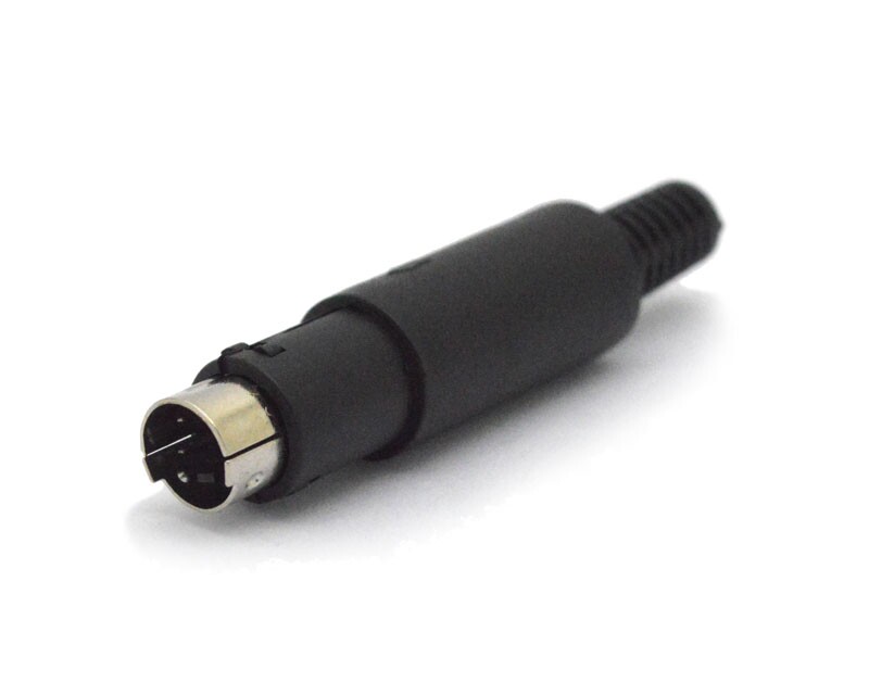 Conector Mini Din Macho JL213238P 8 Pinos Com Rabicho - Jiali