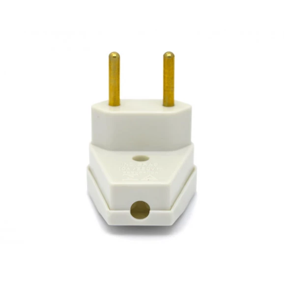 Plug Tomada 90º 2P 10A/250V Cinza - 08314530