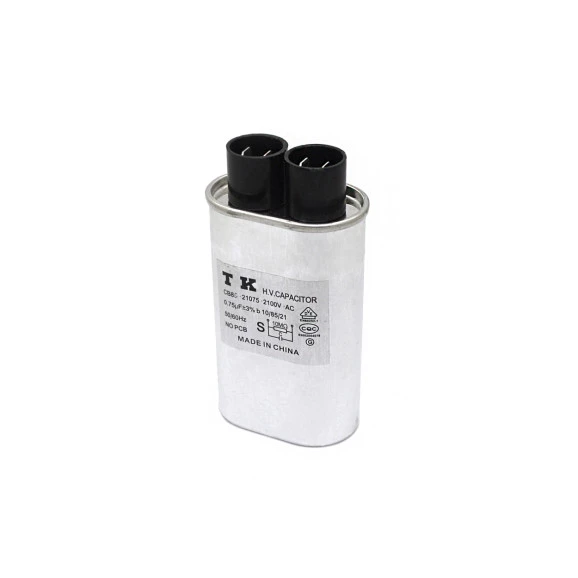 Capacitor para Microondas Alta Tensão 0.75uF/2100Vac 0,5KVAR 50/60Hz +-3%