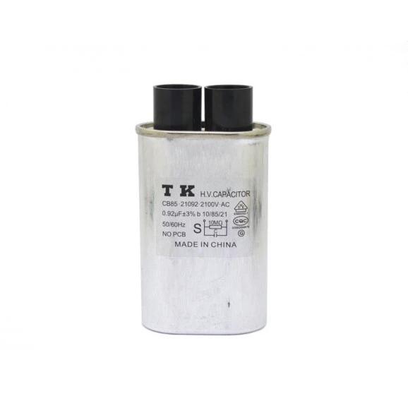 Capacitor para Microondas 0.92uF/2100Vac 50/60Hz +-3% Alta Tensão