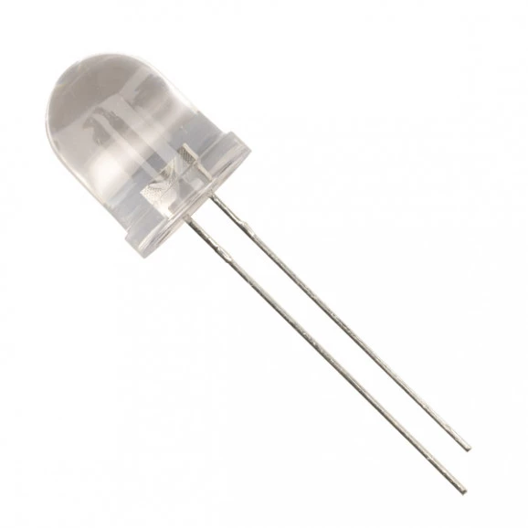 Led Pisca 10mm Tricolor (Azul, Verde e Vermelho) 3V Transparente Alto Brilho