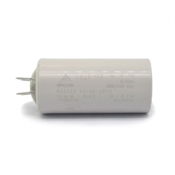 Capacitor de Partida Fast-On 10uF/380/400Vac 50/60Hz +-5%