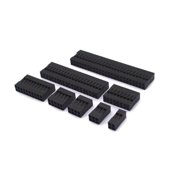 Alojamento Fêmea JS-1105 Modu Duplo Passo 2.54mm - 4 a 50 Vias