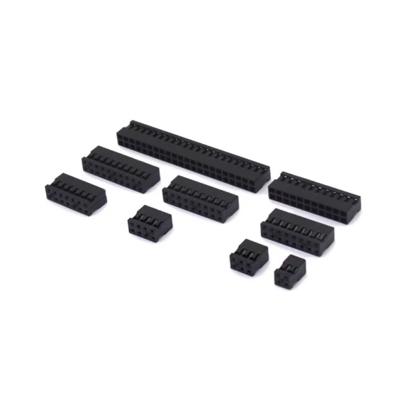 Alojamento Fêmea JS-1127 2x Modu Duplo Passo de 2,00mm - 4 a 44 Vias