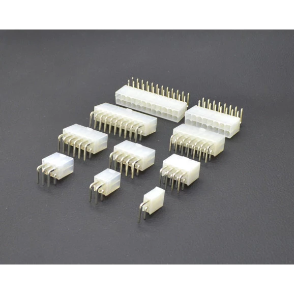 Conector Macho Mini Fit Passo de 4,20mm 90º - JS-1152 - 2 a 24 Vias