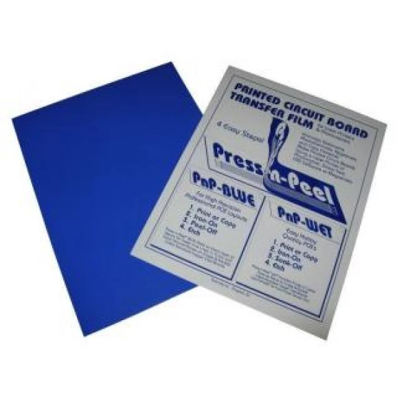 Filme para Transferência de projetos de circuitos integrados em Placas de Fenolite ou Fibra de Vidro - Press-n-Peel - Transfer