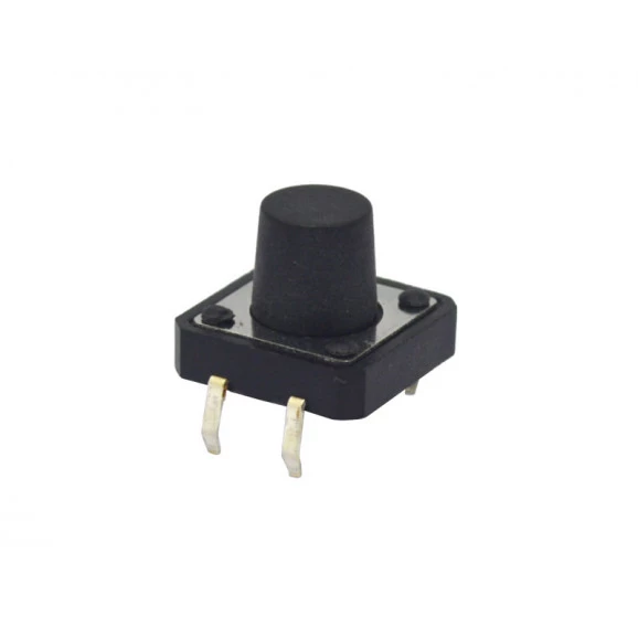Chave Táctil com 4 Terminais 12x12x9,5mm 180º - KFC-A06