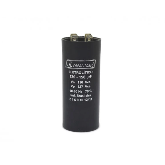 Capacitor de Partida 130-156uF/110Vac 50/60Hz 36x90.3mm - PM1-10