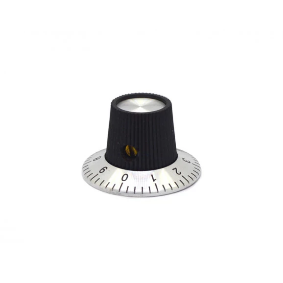 Knob Numerado (0-09) Preto - KN-135A 