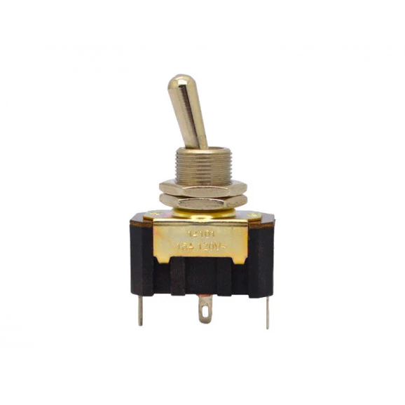 Chave Alavanca Metálica Unipolar 15A/120V 14.101 Liga/Liga A1B1E1Q - Margirius