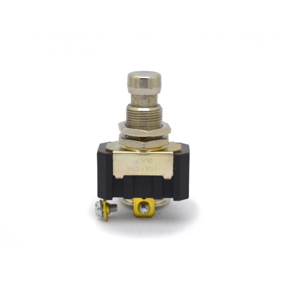 Chave Push-Button Unipolar com Trava 15A/120V 14.123 A6B1P1Q - Margirius