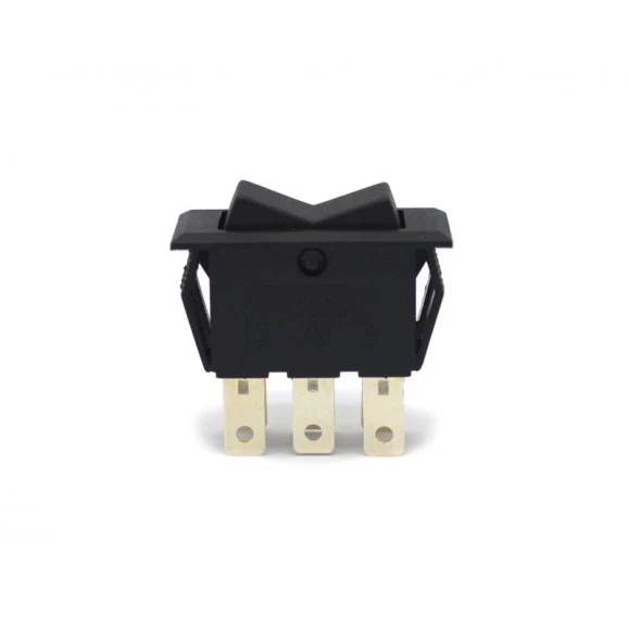 Chave Gangorra / Tecla Bipolar 6A/120Vac 15.205 (Liga)/Desliga/(Liga) Momentânea M1FT1FS1S - Margirius