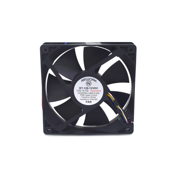 Microventilador RT-120-12VDC 120x120x25mm Rolamento - 16.102 - Nework