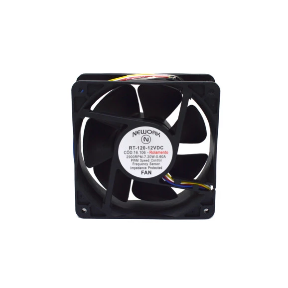 Microventilador RT-120-12VDC 120x120x38mm Rolamento - 16.106 - Nework