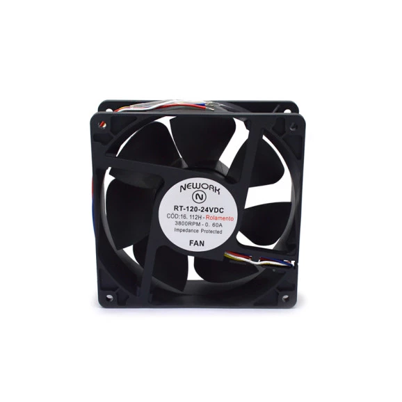 Microventilador RT-120-24VDC 120x120x38mm Rolamento - 16.112-H - Nework