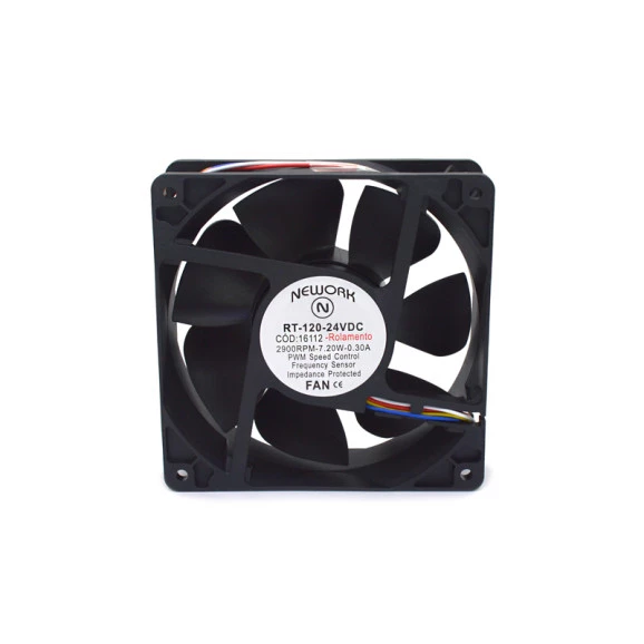 Microventilador RT-120-24VDC 120x120x38mm Rolamento - 16.112 - Nework