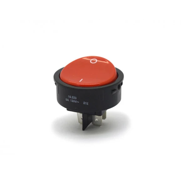 Chave Gangorra / Tecla Bipolar 6A/120 VCA ou 3A/250Vac 16.223 Liga/Desliga M7FT6EE3S/352 - Margirius 