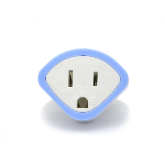 Adaptador de Tomada 2P+T 10A/250V - Ref.1630 - Daneva 