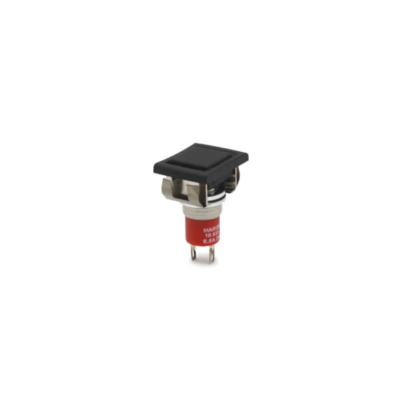 Chave Push-Button NF sem Trava Cor Preta Quadrada 0.5A/250V 18.533 MFT3ESTSE - Margirius