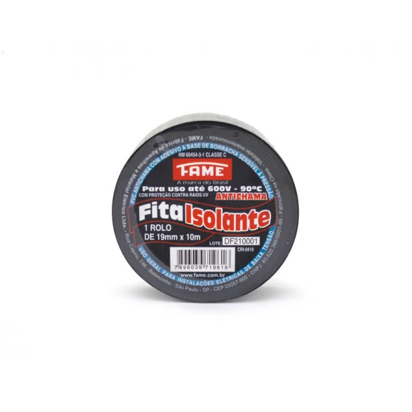 Fita Isolante FAME de 19mm x 10m