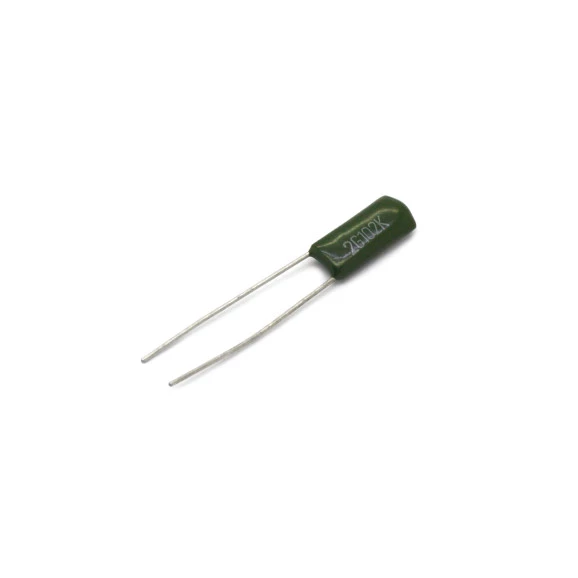 Capacitor Poliéster Verde 1KpF/400V ( 0.001uF / 1nF / 102 )